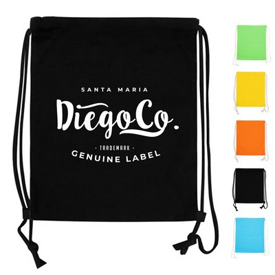 Cotton Drawstring Backpack